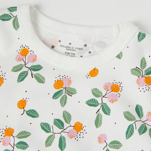 Heart Print Kids Pyjamas from Polarn O. Pyret kidswear. The best ethical kids clothes