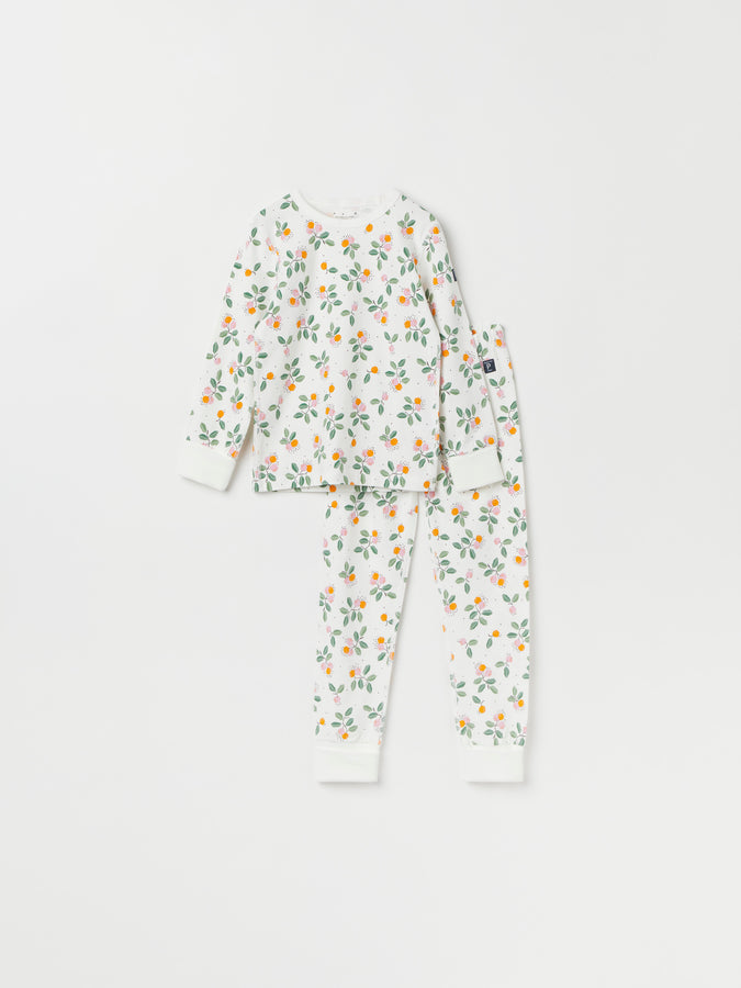 Heart Print Kids Pyjamas from Polarn O. Pyret kidswear. The best ethical kids clothes