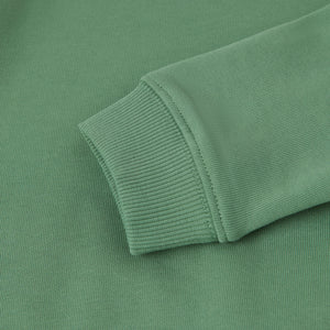 Green Kids Sweatshirt from Polarn O. Pyret kidswear. Clothes made using sustainably sourced materials.