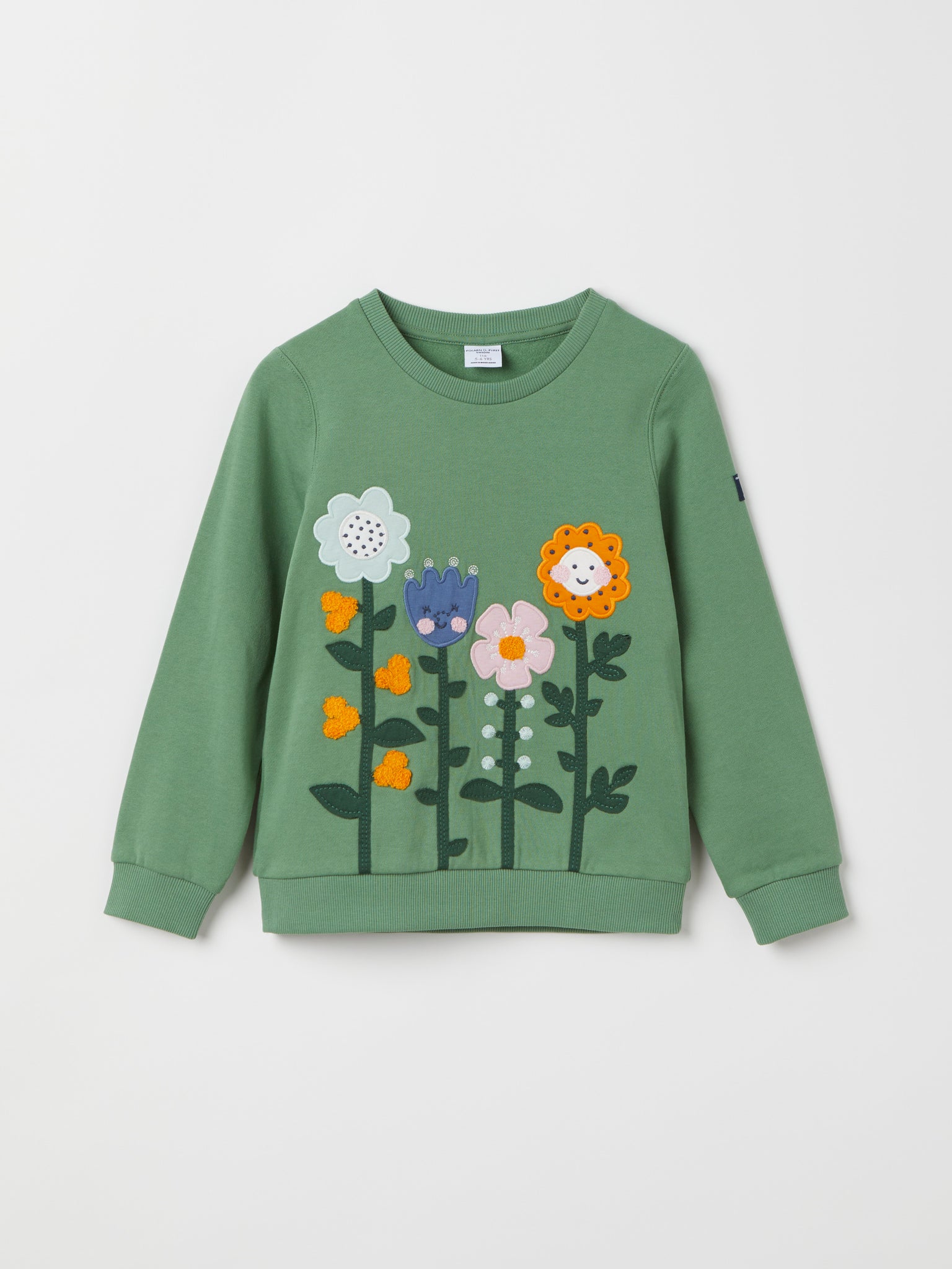 Floral Print Kids Sweatshirt