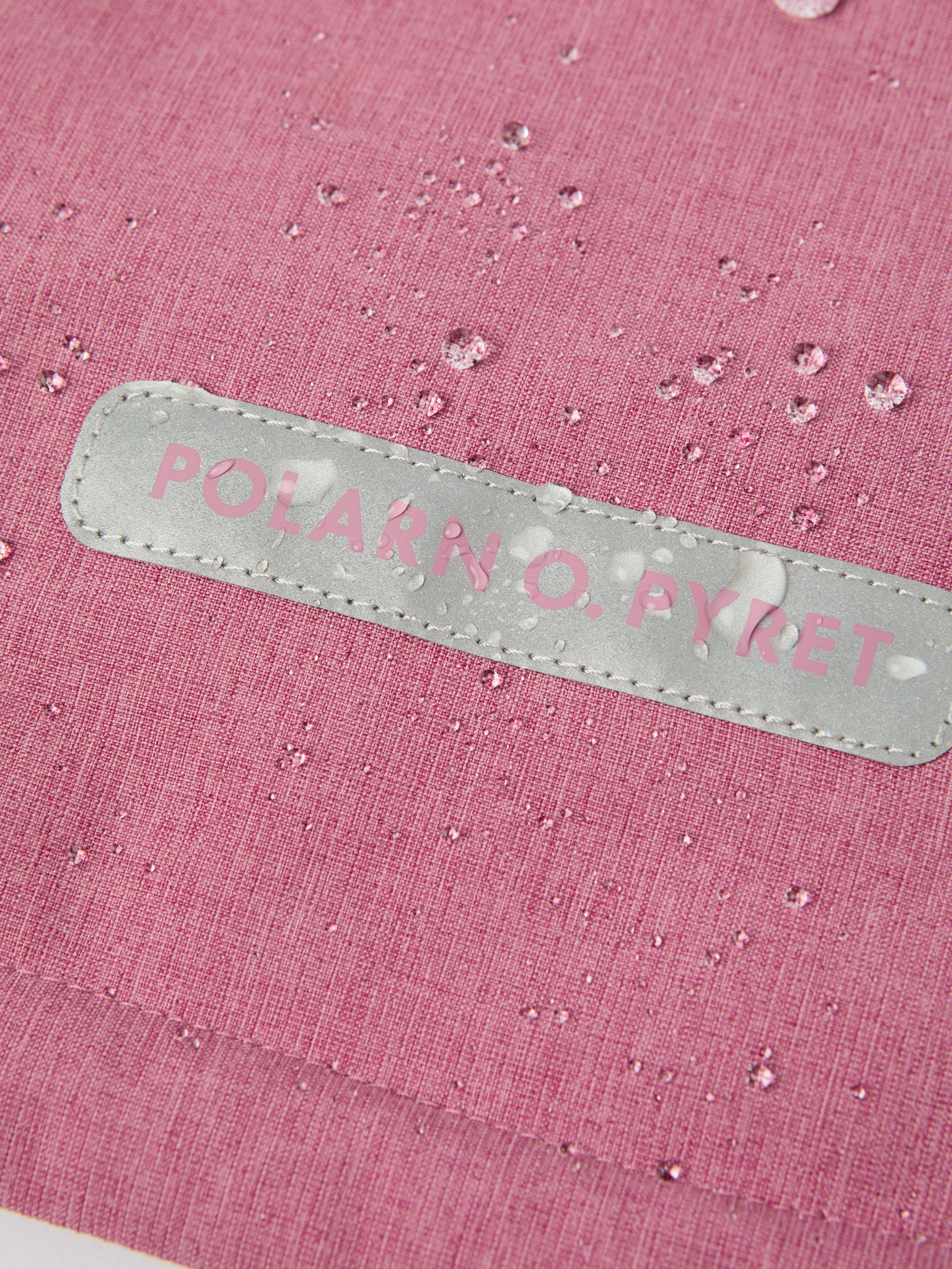 Pink Padded Waterproof Kids Coat from the Polarn O. Pyret kidswear collection. Ethically produced kids outerwear.