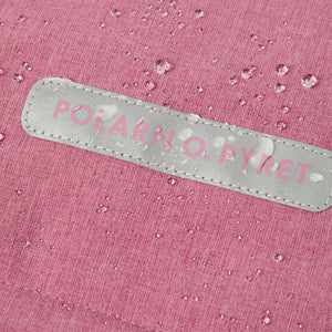 Pink Padded Waterproof Kids Coat from the Polarn O. Pyret kidswear collection. Ethically produced kids outerwear.