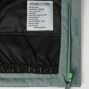 Green Padded Waterproof Kids Coat from the Polarn O. Pyret kidswear collection. Made using ethically sourced materials.