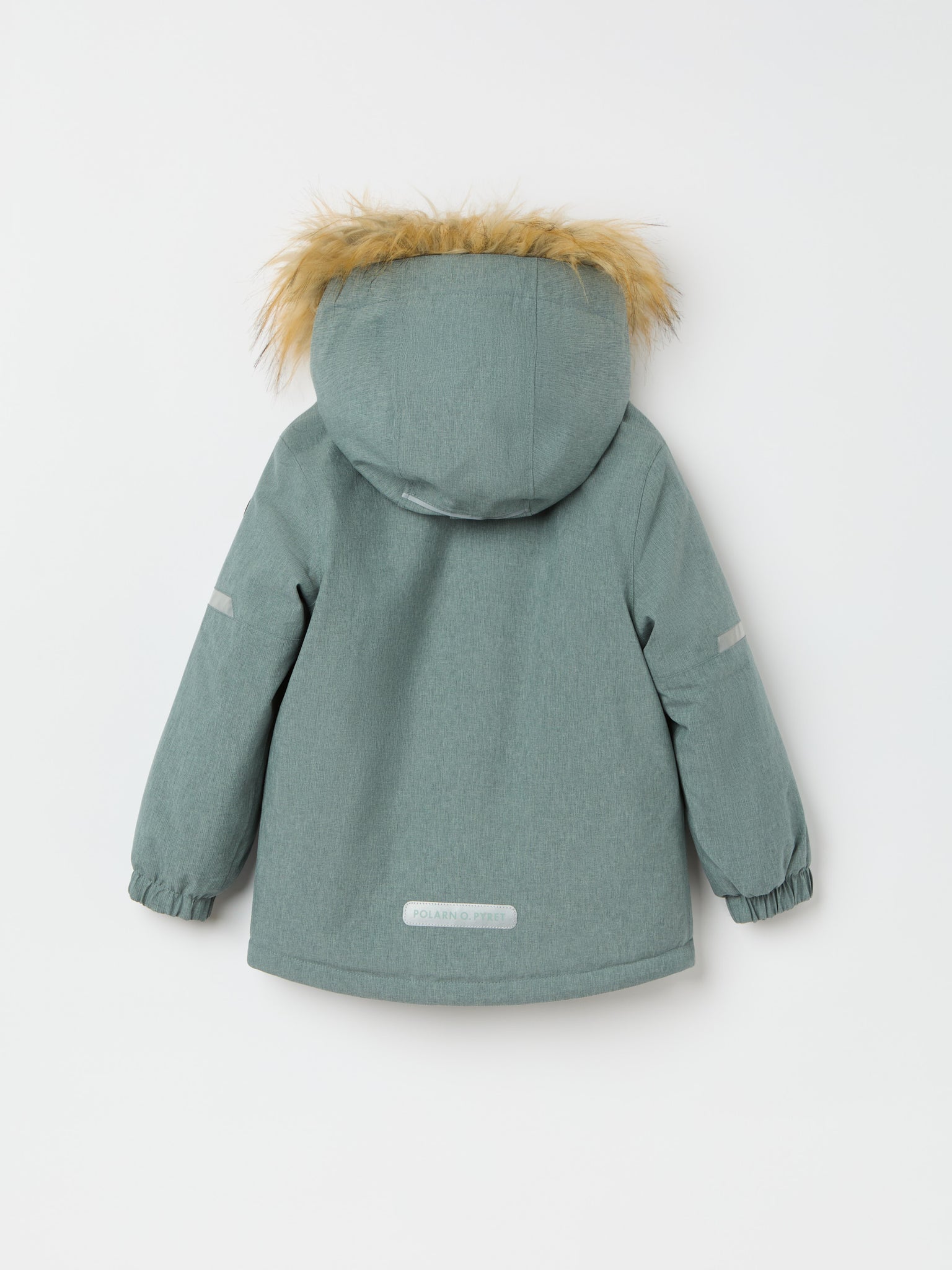 Green Padded Waterproof Kids Coat from the Polarn O. Pyret kidswear collection. Made using ethically sourced materials.