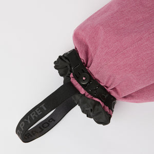 Pink Waterproof Padded Kids Overall from the Polarn O. Pyret kidswear collection. Made using ethically sourced materials.