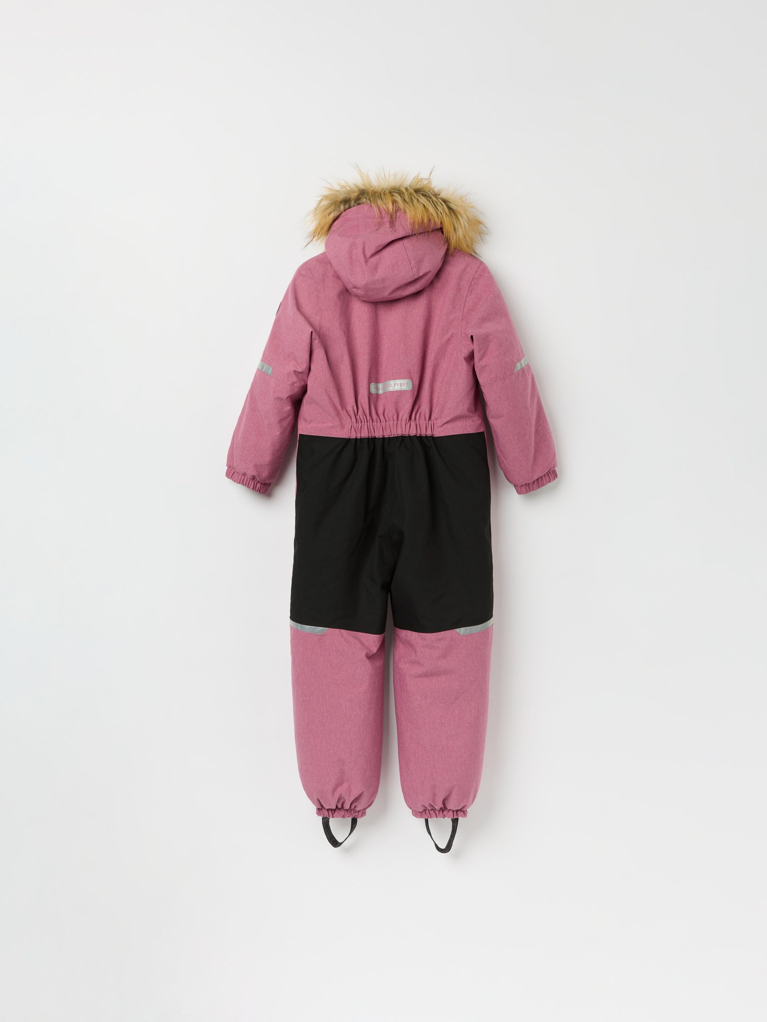 Pink Waterproof Padded Kids Overall from the Polarn O. Pyret kidswear collection. Made using ethically sourced materials.