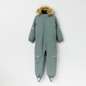 Grey Waterproof Padded Kids Overall from the Polarn O. Pyret kidswear collection. Quality kids clothing made to last.