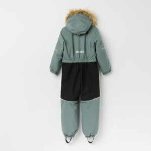 Grey Waterproof Padded Kids Overall from the Polarn O. Pyret kidswear collection. Quality kids clothing made to last.