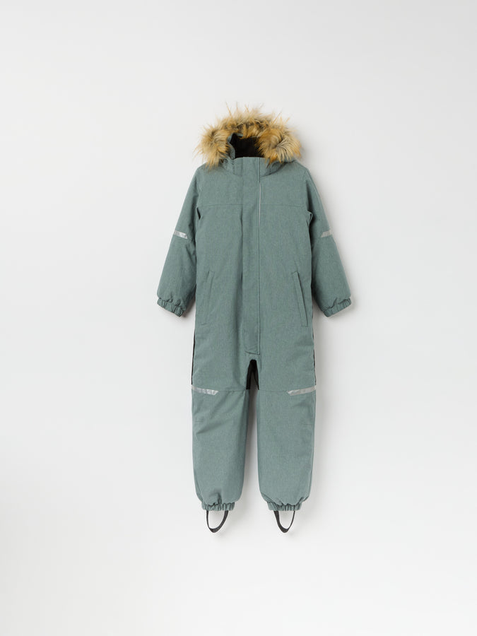 Grey Waterproof Padded Kids Overall from the Polarn O. Pyret kidswear collection. Quality kids clothing made to last.