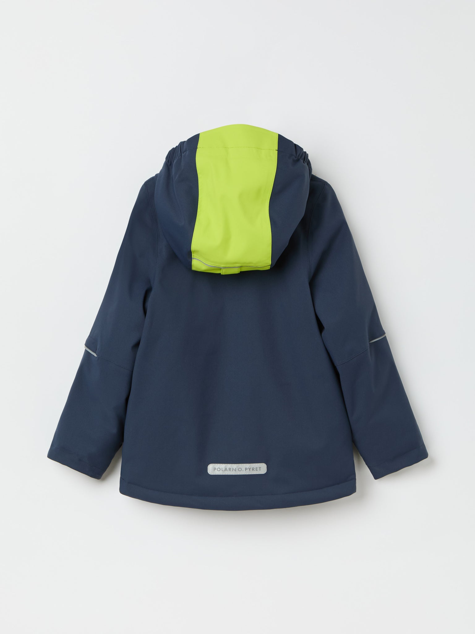 Navy Padded Kids Ski Jackets from the Polarn O. Pyret kidswear collection. The best ethical kids outerwear.