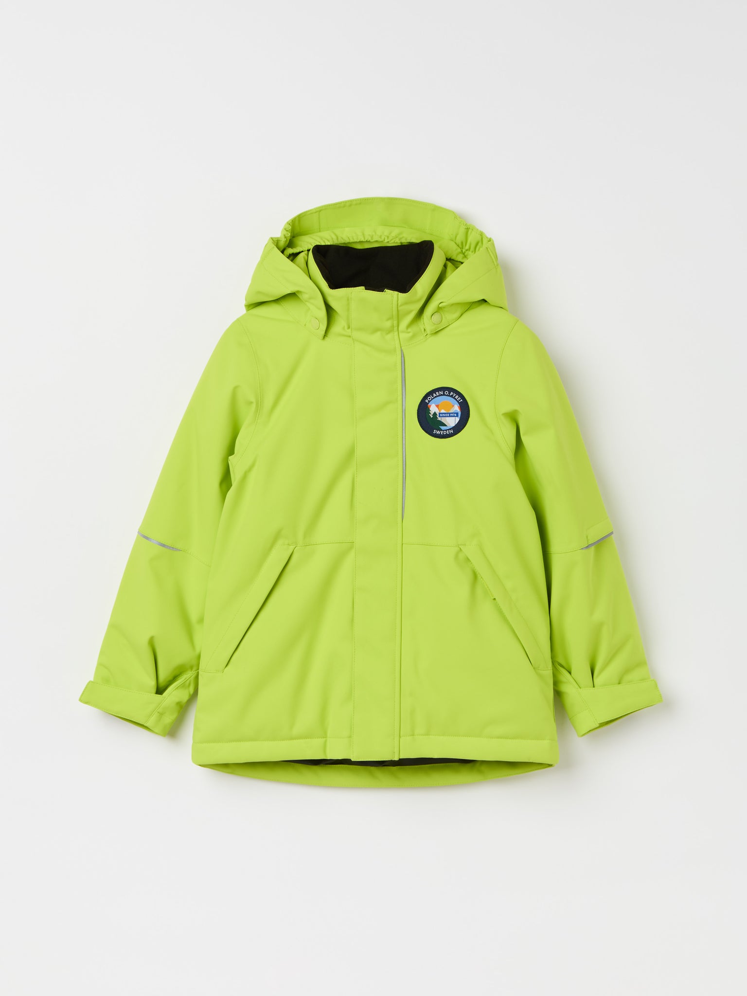 Yellow Padded Kids Ski Jackets from the Polarn O. Pyret kidswear collection. Quality kids clothing made to last.