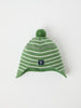 Green Merino Wool Kids Bobble Hat from the Polarn O. Pyret kidswear collection. Quality kids clothing made to last.