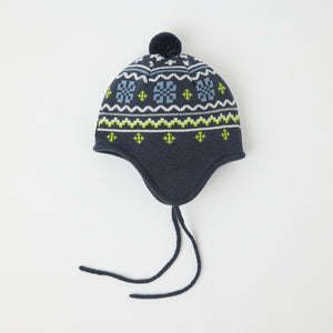 Merino Wool Kids Bobble Hat