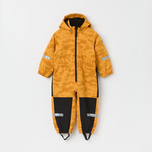 Yellow Recycled Kids Puddle Suit from the Polarn O. Pyret kidswear collection. Quality kids clothing made to last.