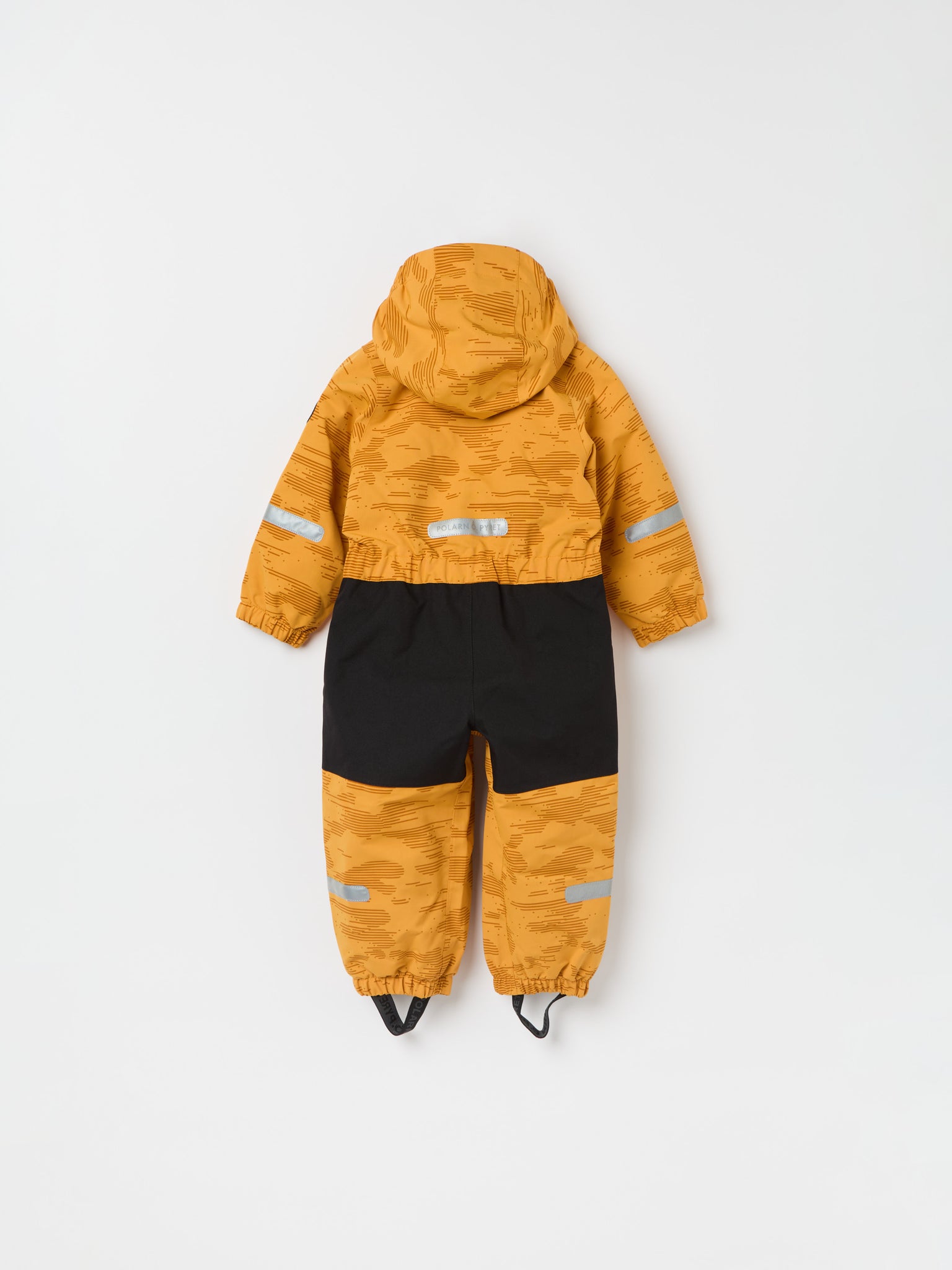 Yellow Recycled Kids Puddle Suit from the Polarn O. Pyret kidswear collection. Quality kids clothing made to last.