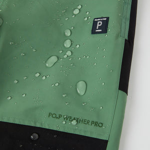 Green Waterproof Kids Shell Trousers from the Polarn O. Pyret kidswear collection. Quality kids clothing made to last.