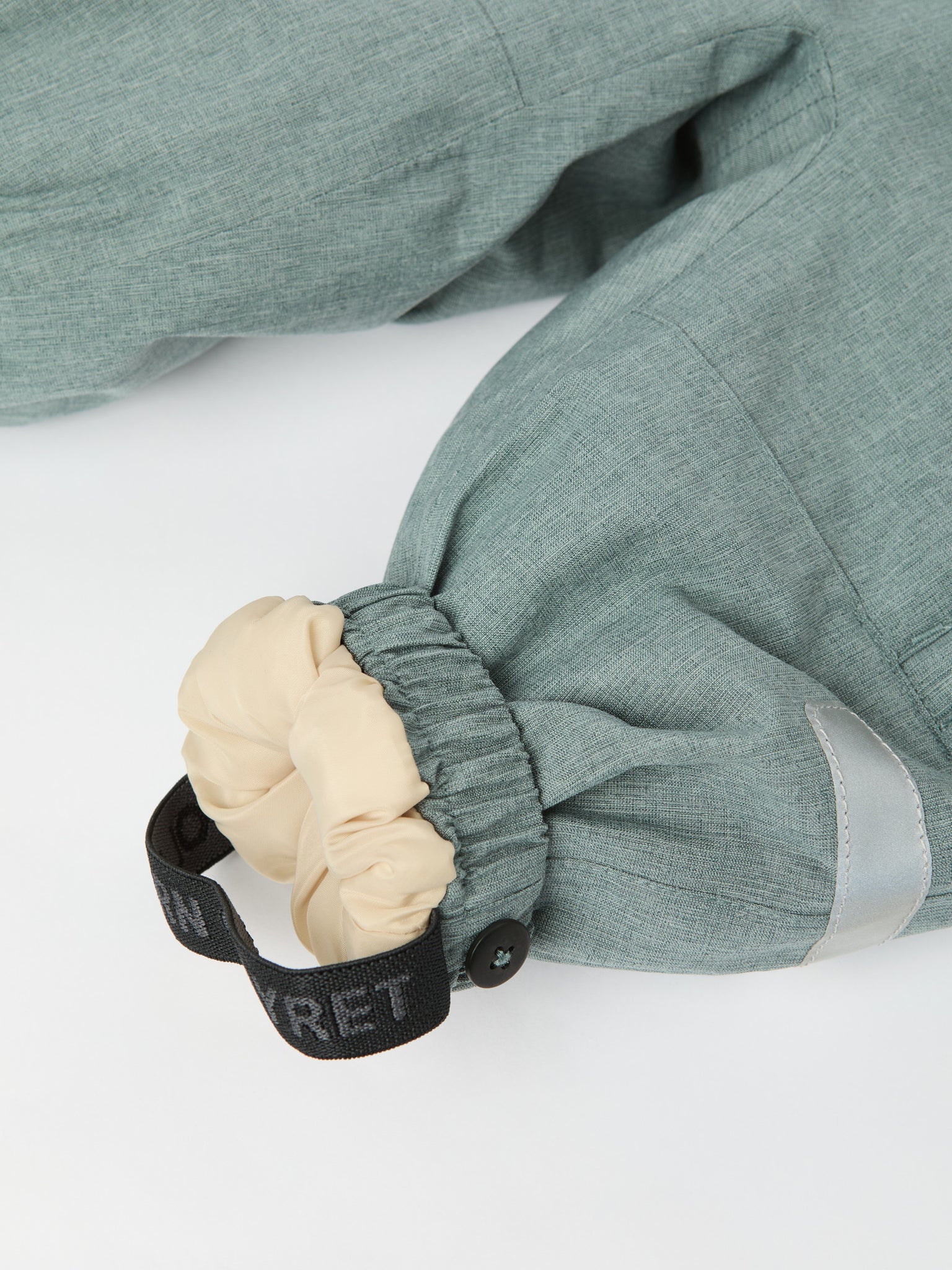 Grey Padded Baby Pramsuit from the Polarn O. Pyret kidswear collection. Made using ethically sourced materials.