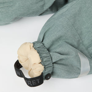 Grey Padded Baby Pramsuit from the Polarn O. Pyret kidswear collection. Made using ethically sourced materials.