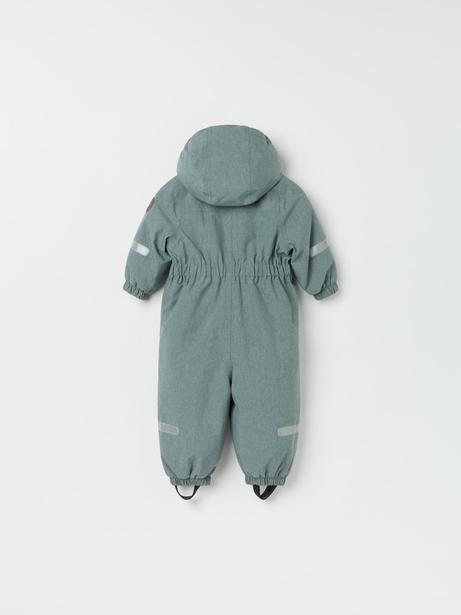 Grey Padded Baby Pramsuit from the Polarn O. Pyret kidswear collection. Made using ethically sourced materials.