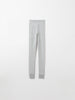 PO.P Stripe Adult Leggings Grey Unisex XS -XL