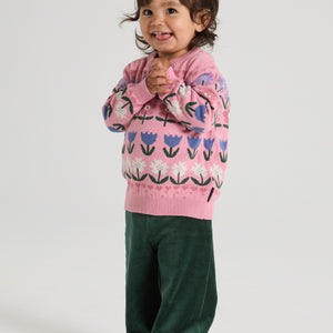 Nordic Floral Kids Jumper 5-6y / 116