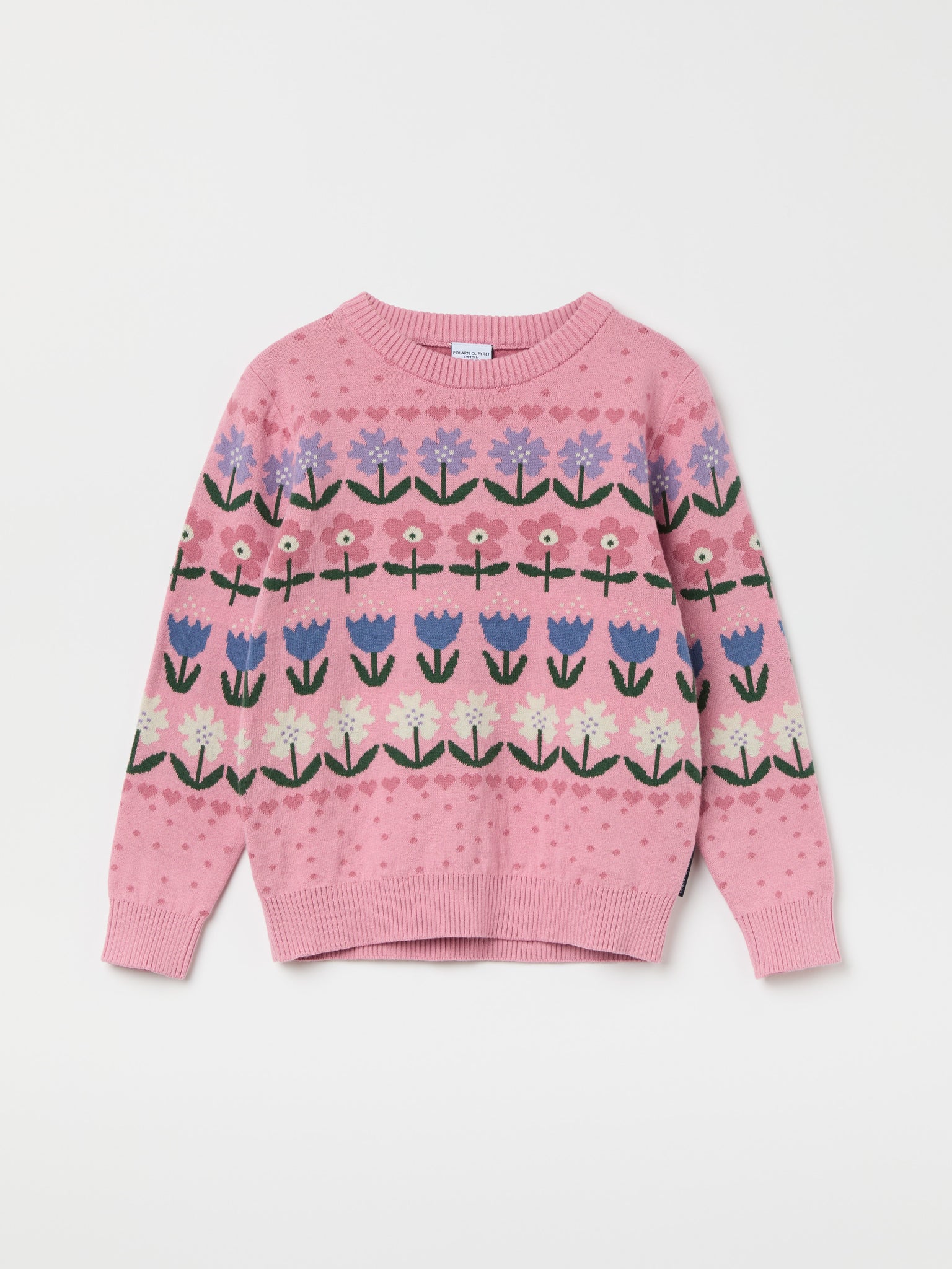 Pink sweater kids best sale