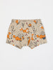 Fox Print Boys Cotton Boxers from the Polarn O. Pyret kidswear collection. Clothes made using sustainably sourced materials.