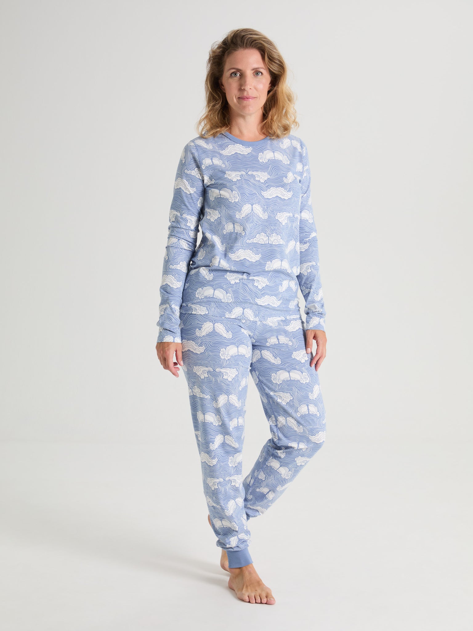 Mustache Print  Adult Pyjamas S / S