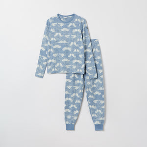 Mustache Print Adult Pyjamas from the Polarn O. Pyret kidswear collection. Ethically produced kids clothing.