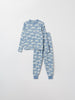 Mustache Print Adult Pyjamas from the Polarn O. Pyret kidswear collection. Ethically produced kids clothing.