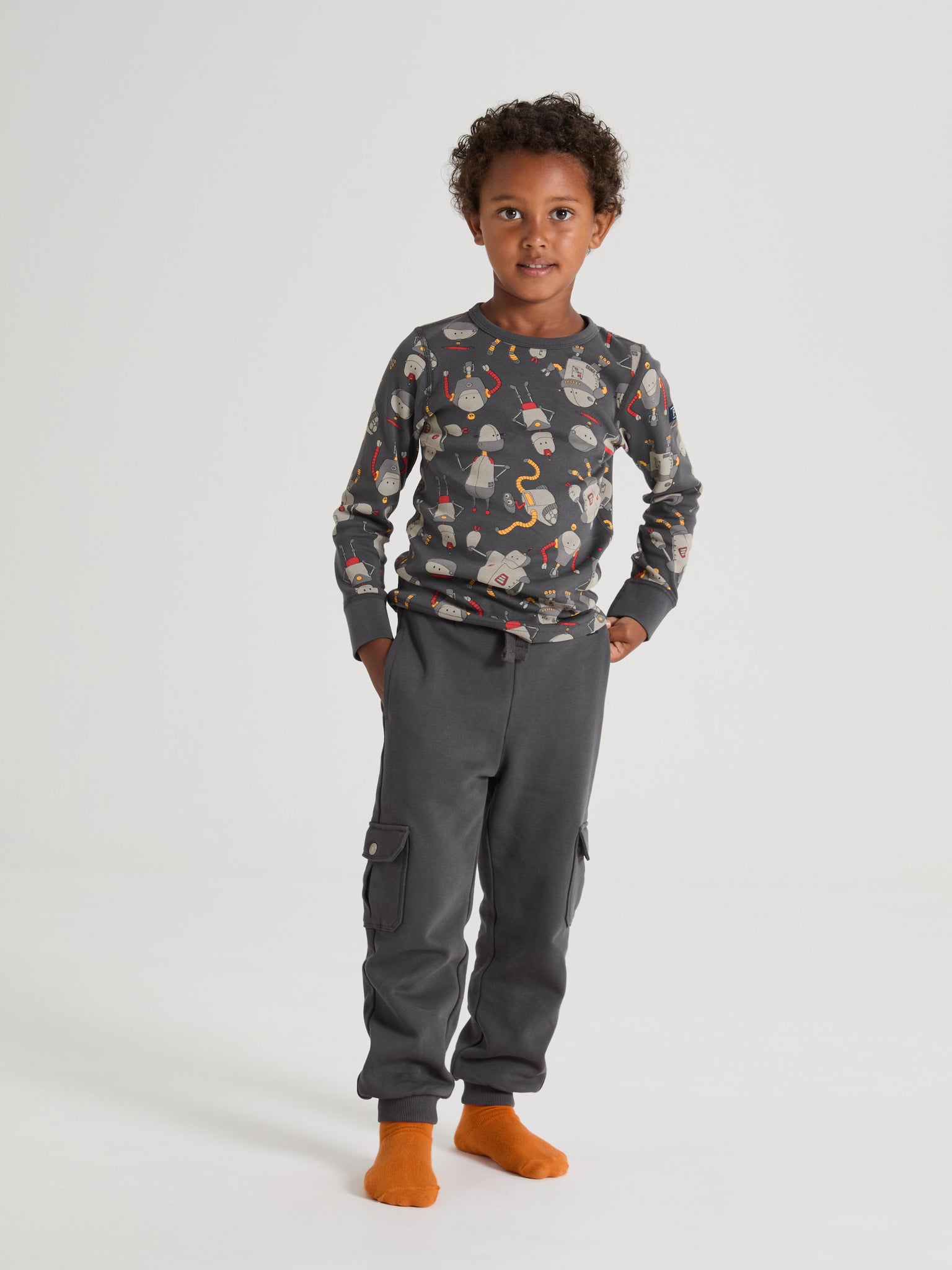 Robot Print Kids Top 5-6y / 116