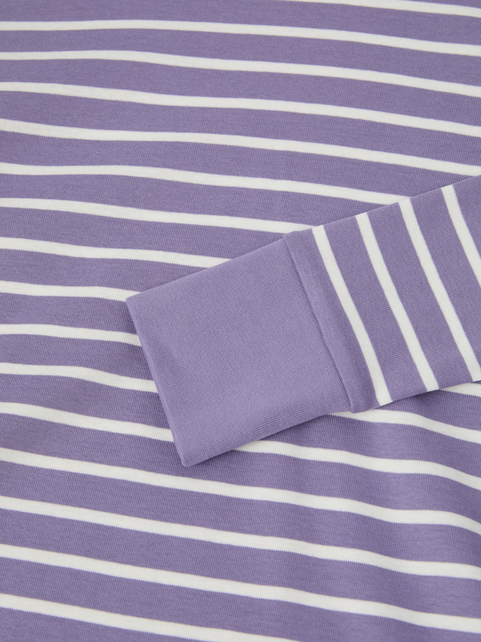 Purple Striped Adult Pyjamas from the Polarn O. Pyret kidswear collection. Nordic kids clothes made from sustainable sources.