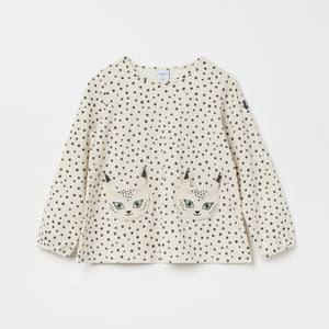 Polka Dot Kids Top with Fox Pockets from the Polarn O. Pyret kidswear collection. The best ethical kids clothes