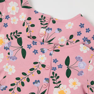 Pink Floral Print Kids Dress from the Polarn O. Pyret kidswear collection. The best ethical kids clothes