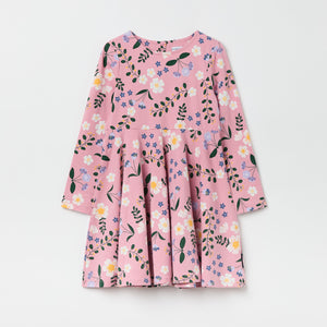 Pink Floral Print Kids Dress from the Polarn O. Pyret kidswear collection. The best ethical kids clothes