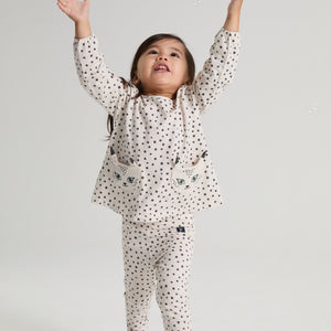 Polka Dot Print Kids Leggings 5-6y / 116