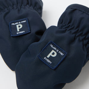 Shell Fleece Lined Baby Mittens from the Polarn O. Pyret kidswear collection. The best ethical kids outerwear.