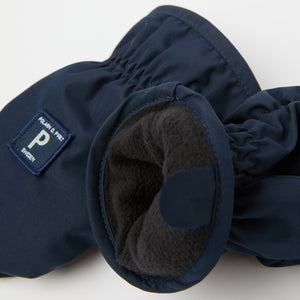 Shell Fleece Lined Baby Mittens from the Polarn O. Pyret kidswear collection. The best ethical kids outerwear.