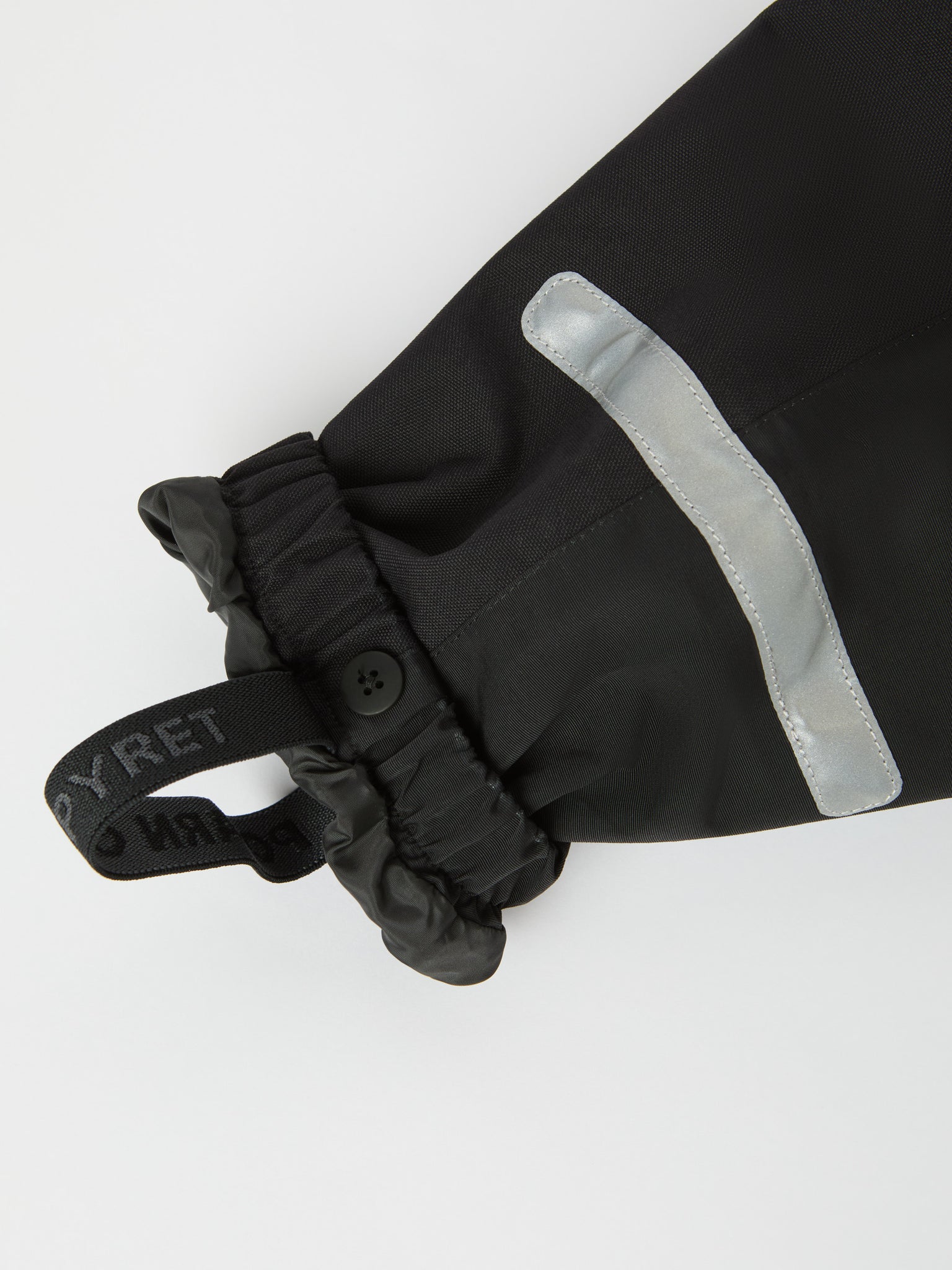 Black Recycled Kids Puddle Suit from the Polarn O. Pyret kidswear collection. Ethically produced kids outerwear.