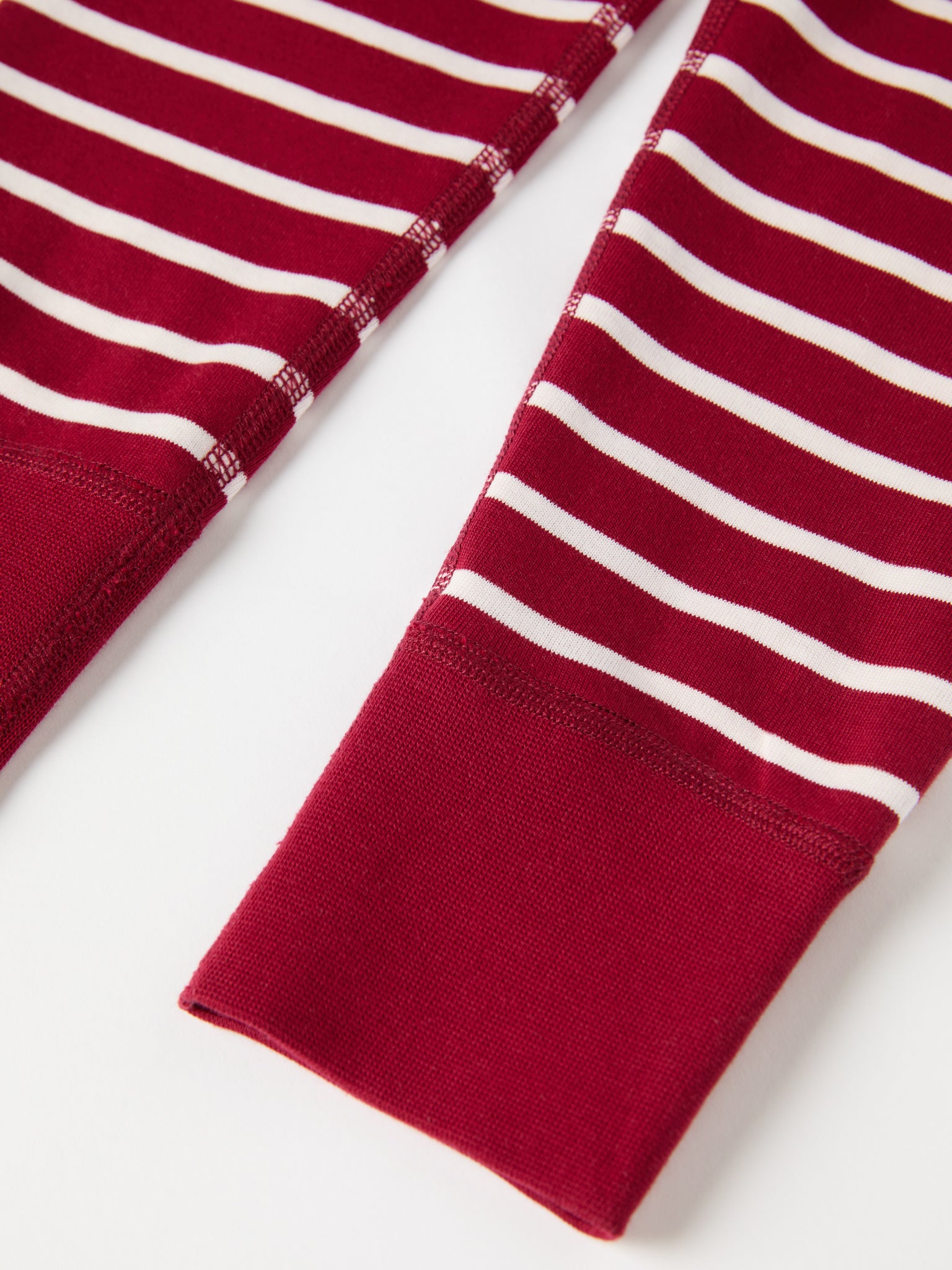 Organic Cotton Red Striped Kids Top from the Polarn O. Pyret kidswear collection. Ethically produced kids clothing.