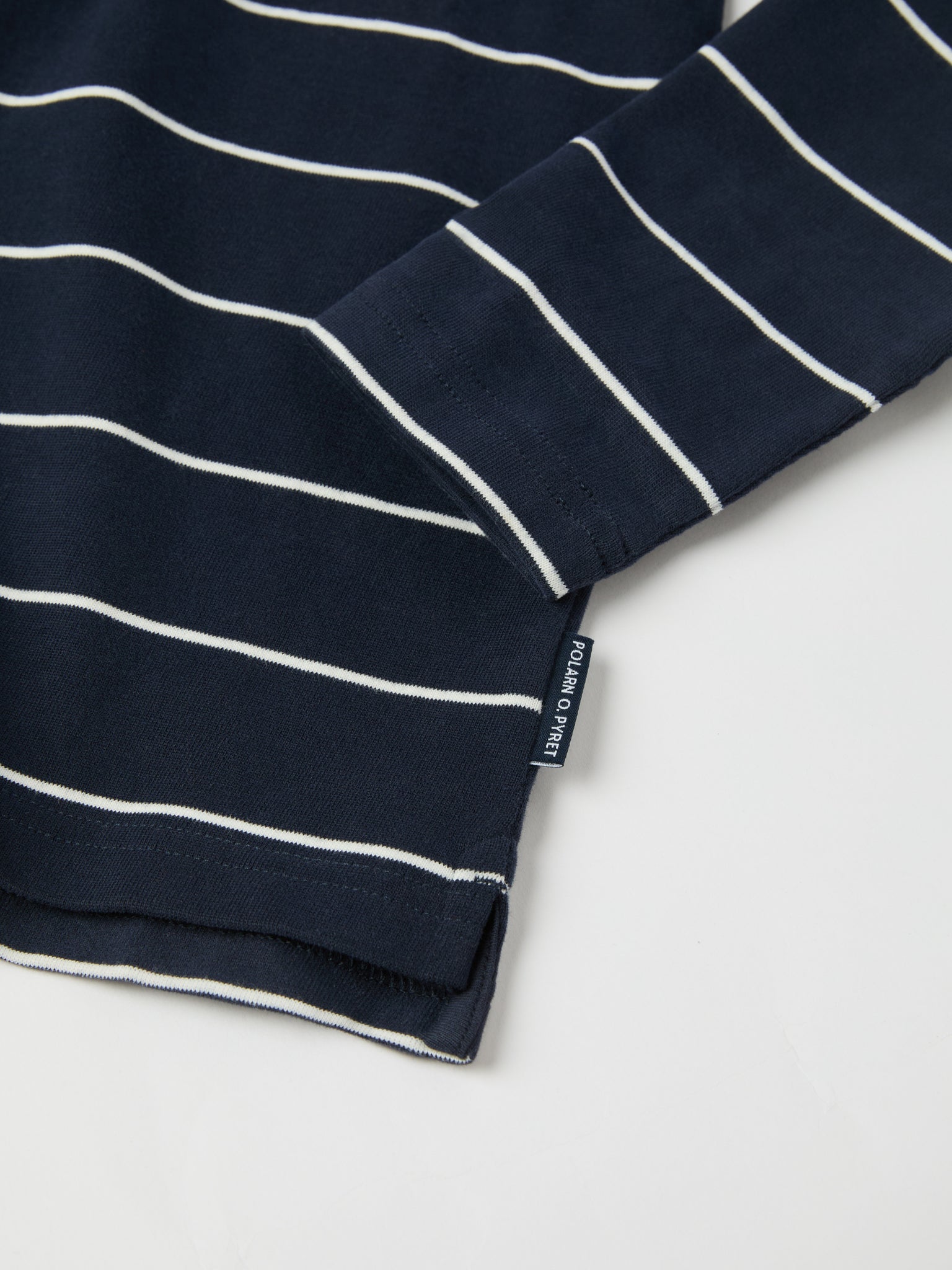 Striped Kids Rugby Shirt from the Polarn O. Pyret kidswear collection. Ethically produced kids clothing.