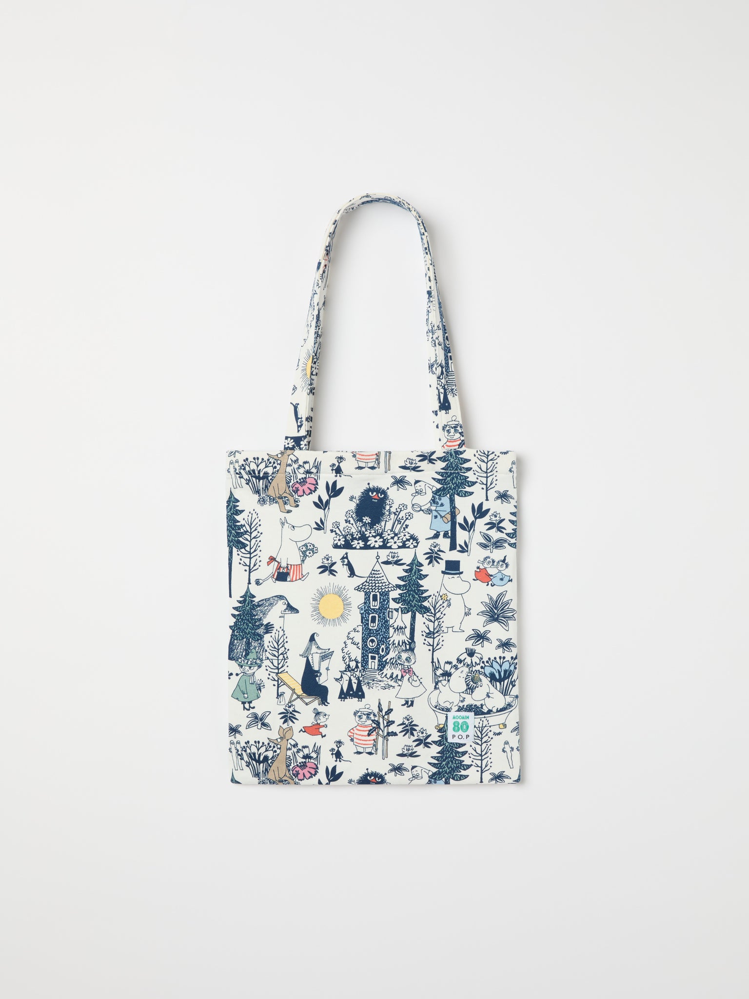 Moomin Print Shopping Bag from the Polarn O. Pyret kidswear collection. Ethically produced kids clothing.