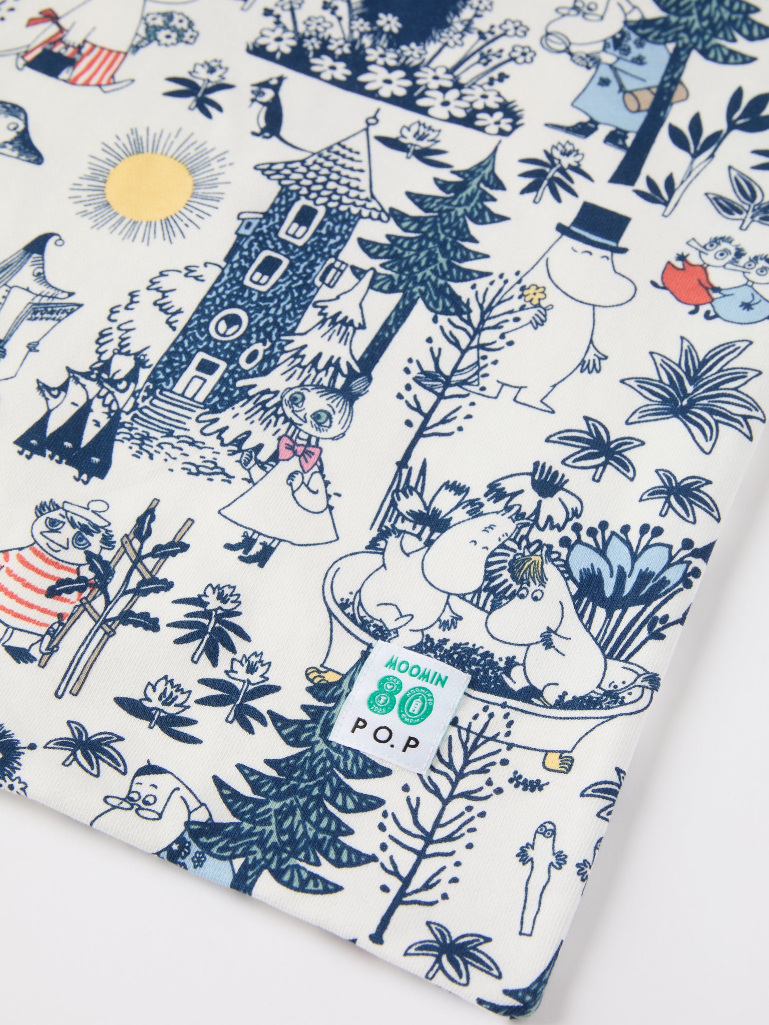 Moomin Print Shopping Bag from the Polarn O. Pyret kidswear collection. Ethically produced kids clothing.