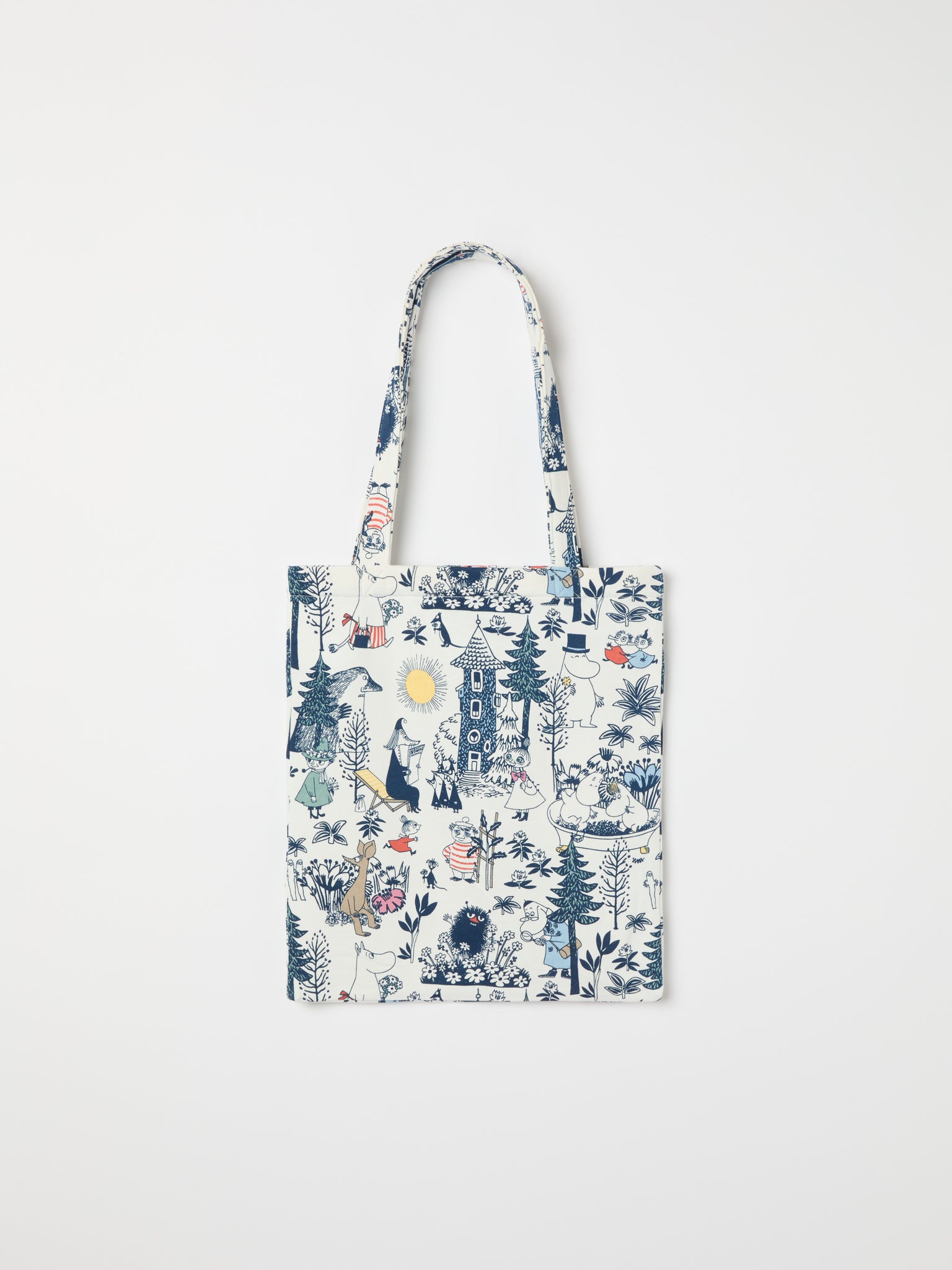 Moomin Print Shopping Bag from the Polarn O. Pyret kidswear collection. Ethically produced kids clothing.