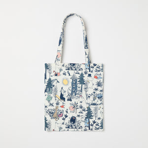 Moomin Print Shopping Bag from the Polarn O. Pyret kidswear collection. Ethically produced kids clothing.