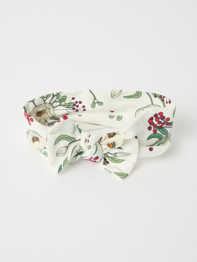 Kids Floral Hair Band from the Polarn O. Pyret baby collection. Ethically produced kids clothing.