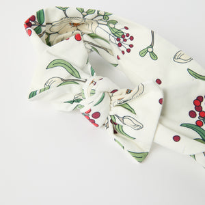 Kids Floral Hair Band from the Polarn O. Pyret baby collection. Ethically produced kids clothing.