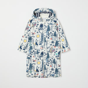 Moomin Print Kids Dressing Gown from the Polarn O. Pyret kidswear collection. Clothes made using sustainably sourced materials.