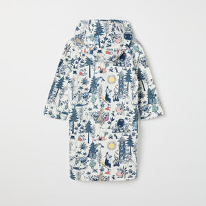 Moomin Print Kids Dressing Gown from the Polarn O. Pyret kidswear collection. Clothes made using sustainably sourced materials.