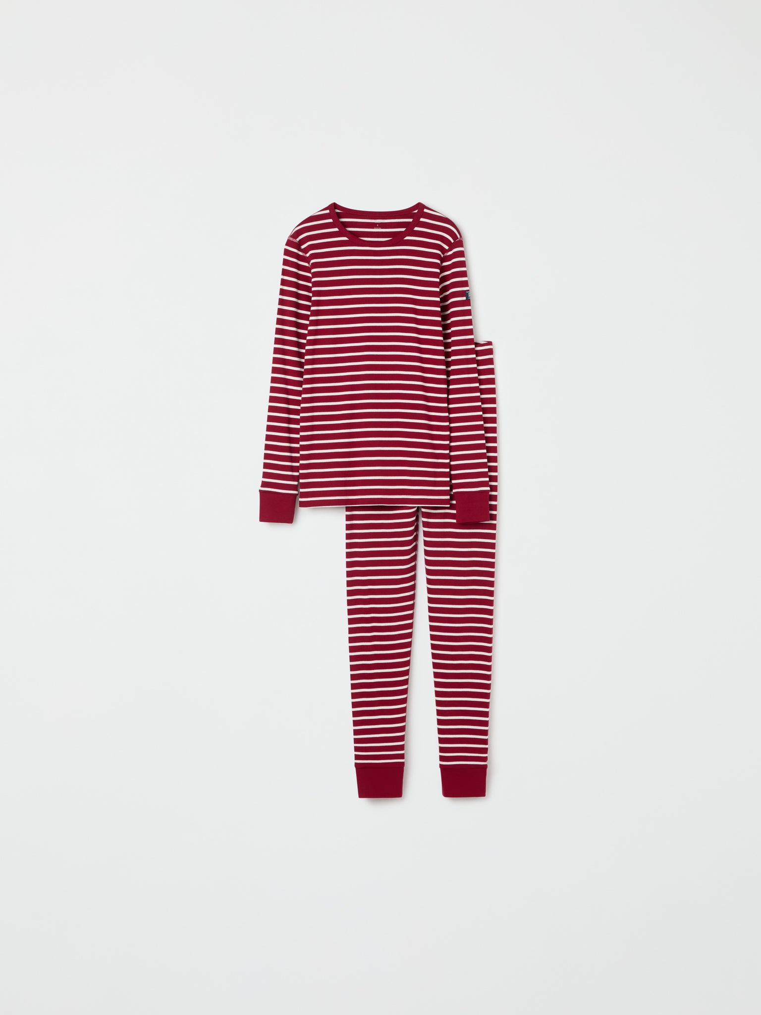 Red Striped Adult Pyjamas Polarn O. Pyret UK